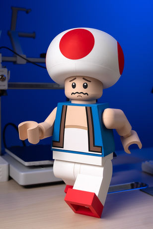 🍄 The Loyal Retainer: Toad Modular Figure! 🌟