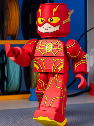 ⚡ The Scarlet Speedster: The Flash Modular Figure! 🌪️