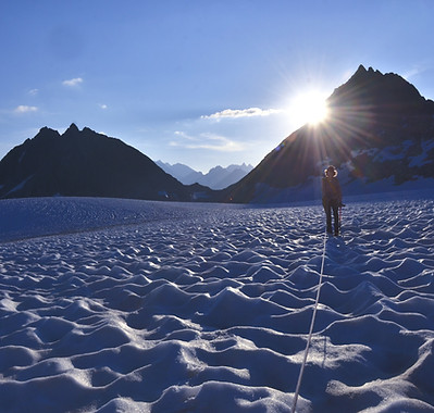 Beleuchten wie die Sonne in den Bergen