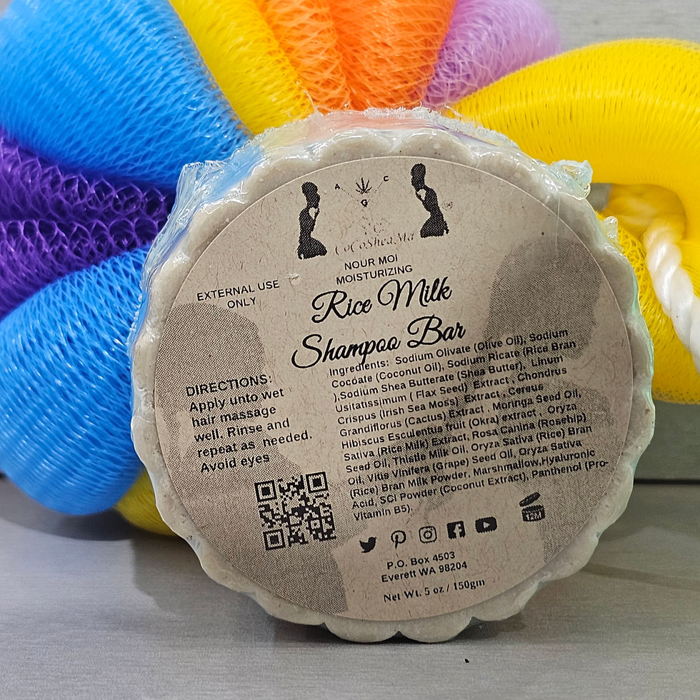 Miniatura: Nour Moi Simple Rice Milk Shampoo Bar 