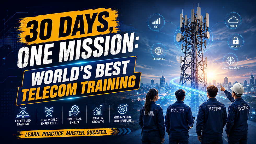 30 Days to World's Best Telecom Training