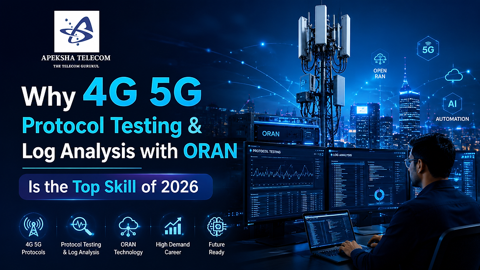 4G 5G Protocol Testing & Log Analysis with ORAN