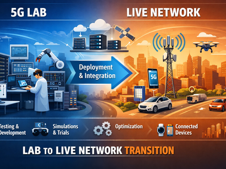 5G lab training setup for engineers
