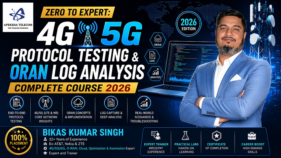 4G 5G Protocol Testing & ORAN 2026