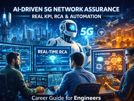 5G KPI monitoring and analytics screen