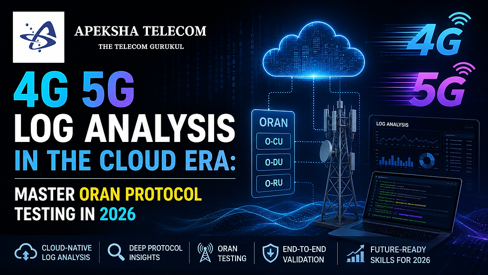 4G 5G Log Analysis in the Cloud Era