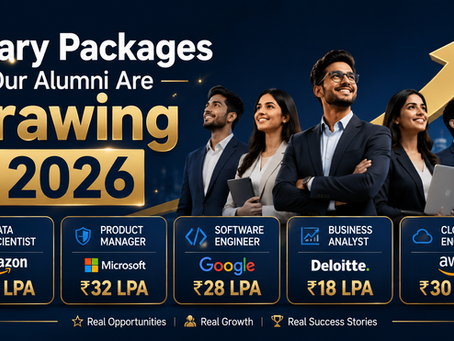 Salary Packages Our Alumni Are Drawing in 2026