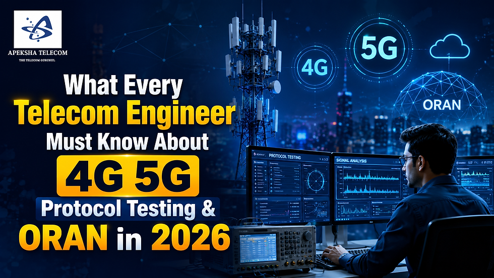 4G 5G Protocol Testing & ORAN Guide 2026