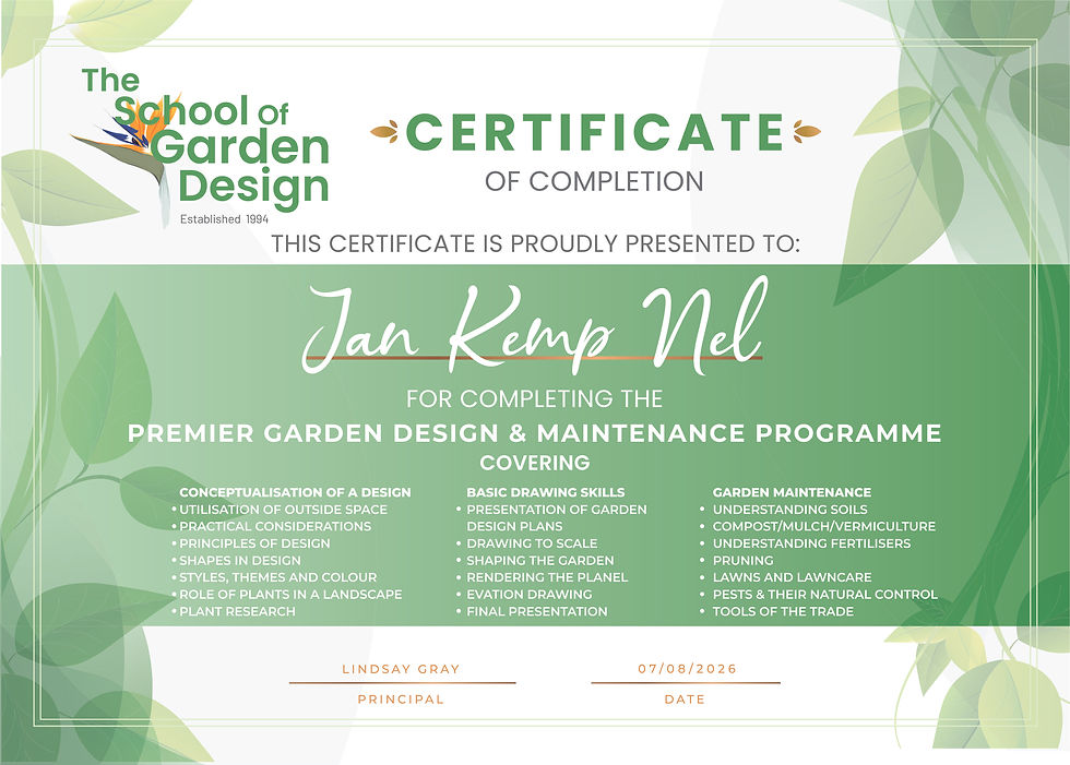 Jan Kemp Nel garden cert.jpg