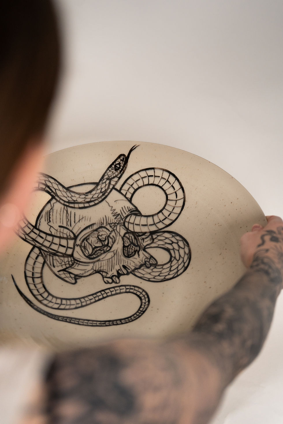 Thumbnail: Snake/skull Bowl