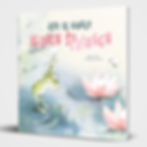 children’s book cover illustration of a frog in watercolor and pencil