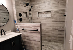 Half Shower Wall