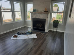 Fireplace Inside New Extension