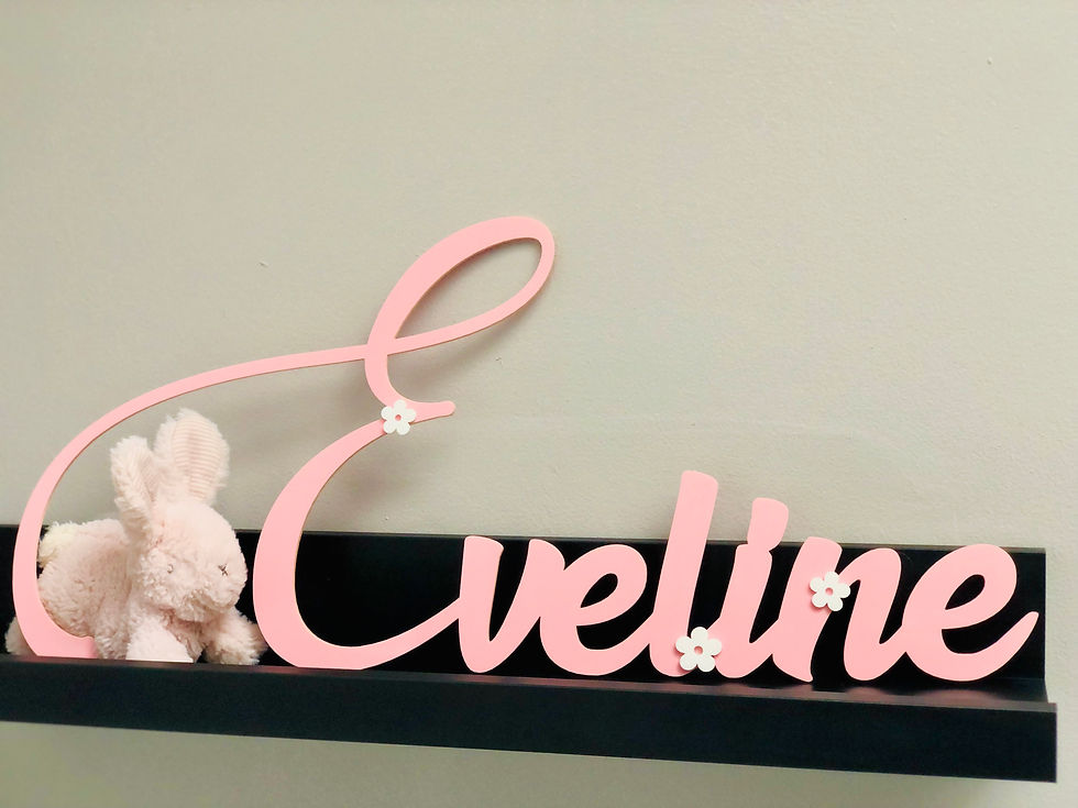 Thumbnail: Custom acrylic name sign
