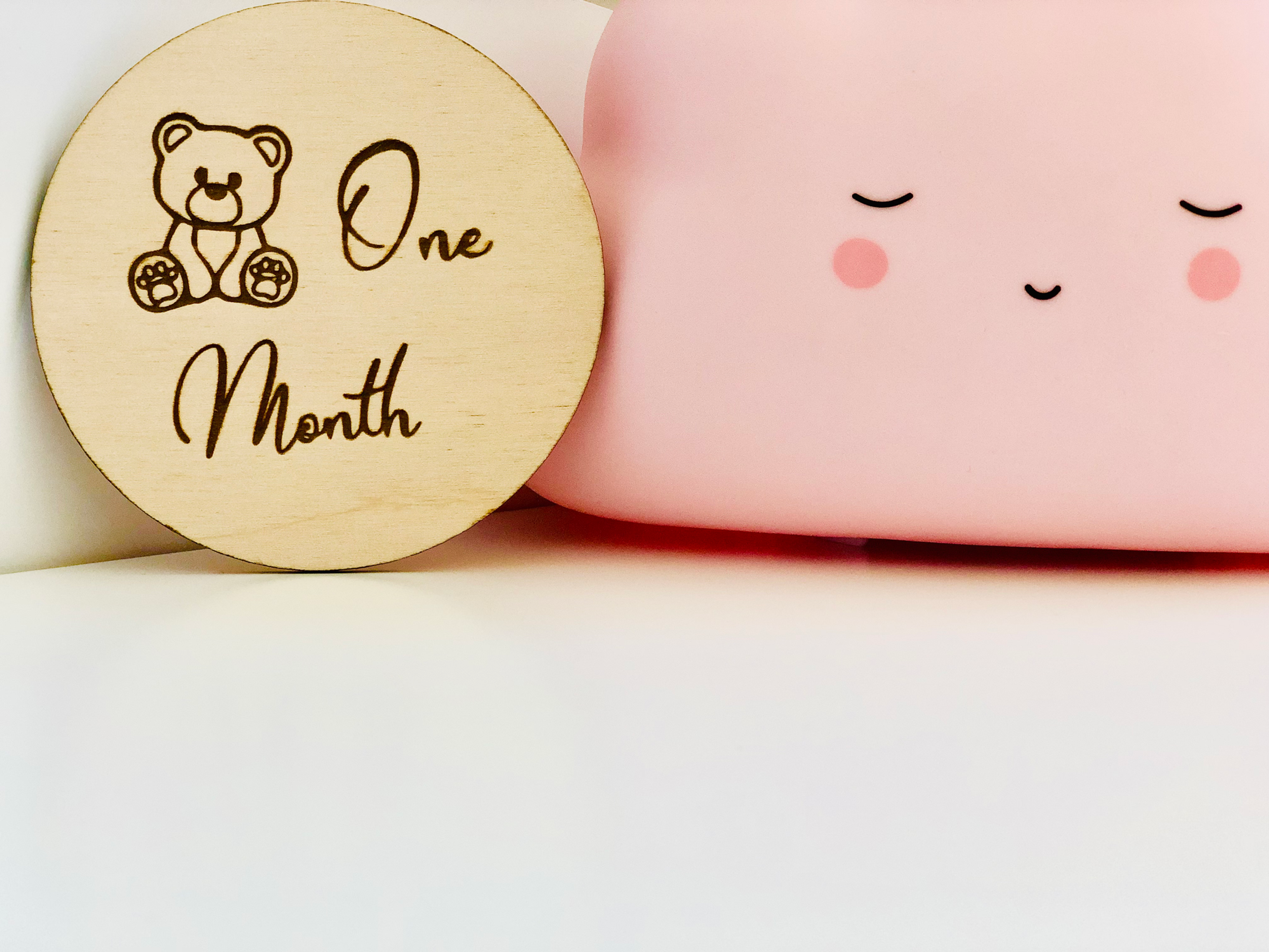 Wooden Baby Milestone Discs