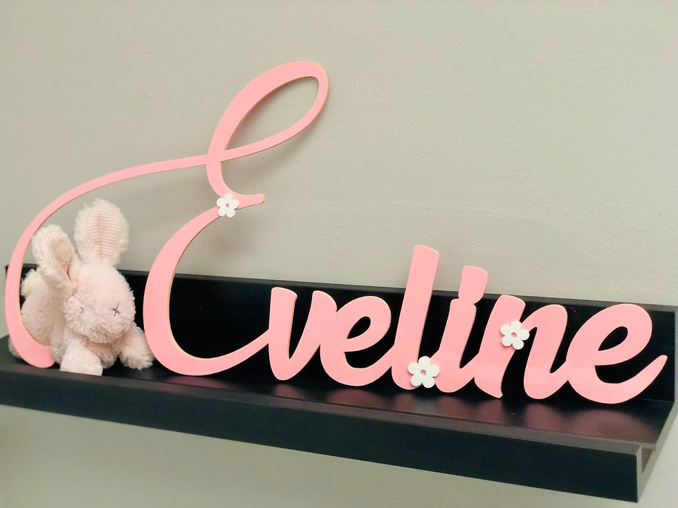 Thumbnail: Custom acrylic name sign