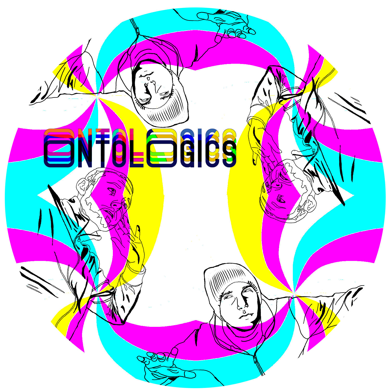 Technicolor Sticker - Circle