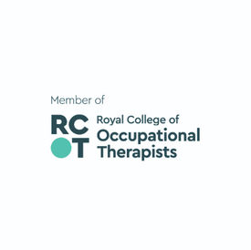 A logo indicating Stella Billerey Therapies is a member of Royal College of Occupational Therapists