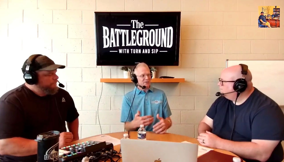 The Battleground with Turn and Sip Podcast: Battleground Bootcamp and the Story of Seneca Hills Bible Camp