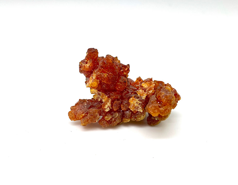 Miniatyrbilde: Zincit - Zincite cluster