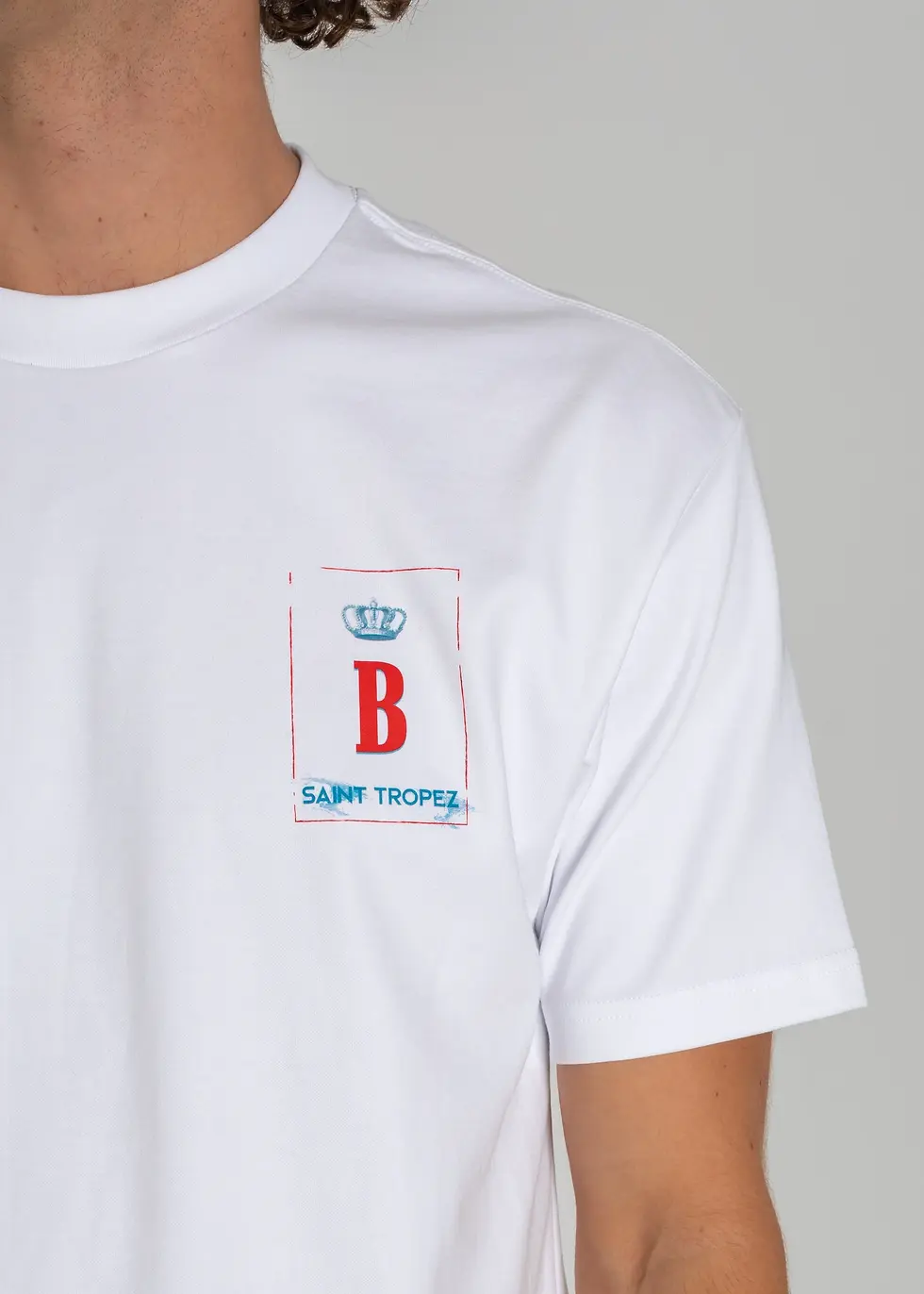 Thumbnail: Saint Tropez Unisex T-Shirt | White