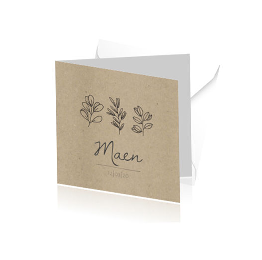 Geboortekaartje Maen