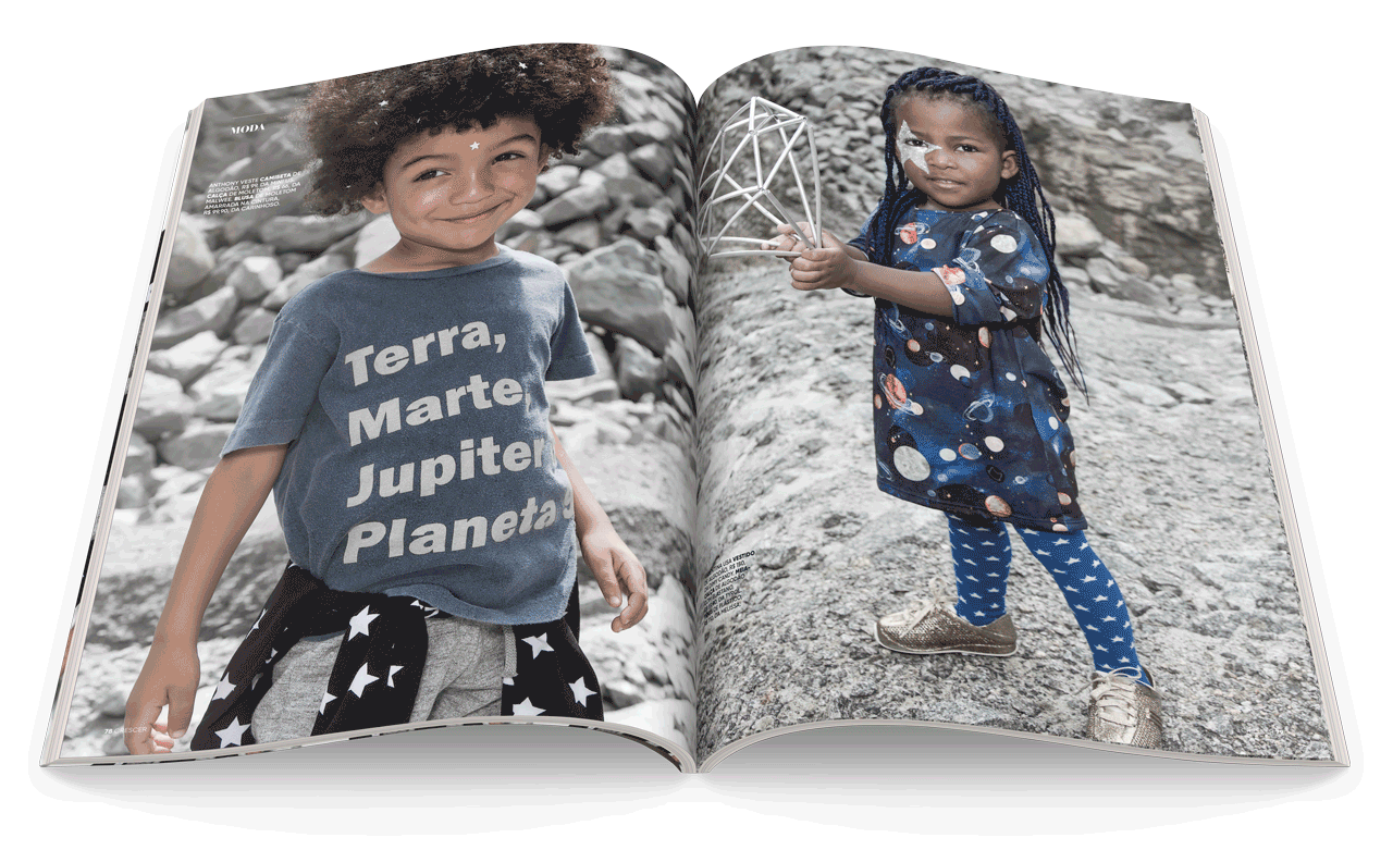 Revista Crescer - Moda Galáxias