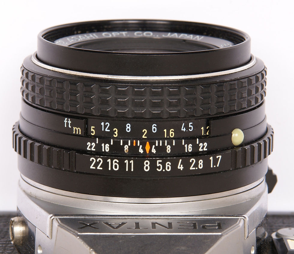 Aperture control on 1980 Pentax ME Super