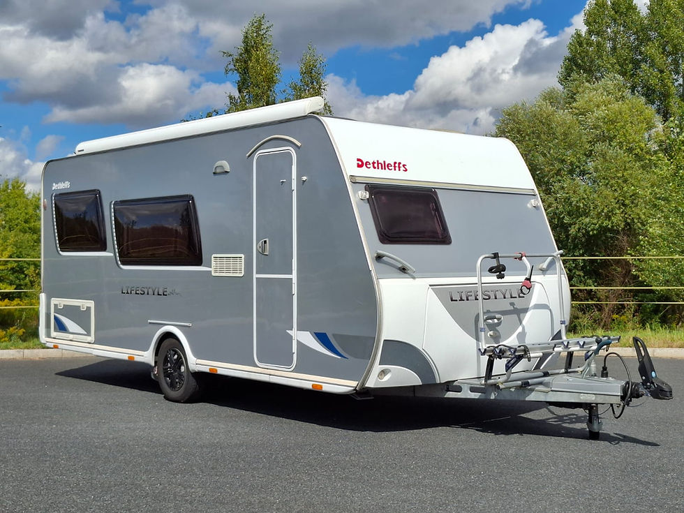 Miniaturbild: Dethleffs Lifestyle 520 KB - Mover Markise Vorzelt TV