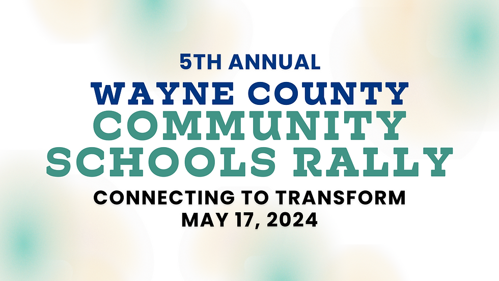 5th Annual Community Schools Rally