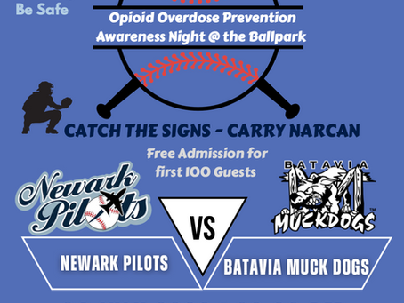 Opioid Overdose Prevention Awareness Night at the Ballpark