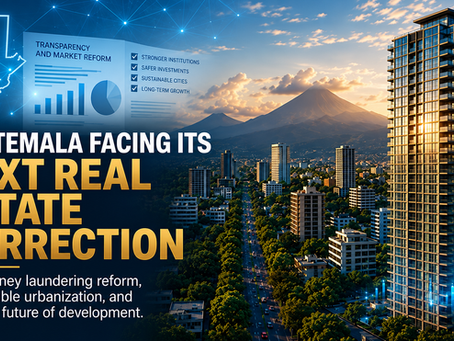Guatemala’s Next Real Estate Correction May Not Be a Crisis: It Could Be the Beginning of a Better City