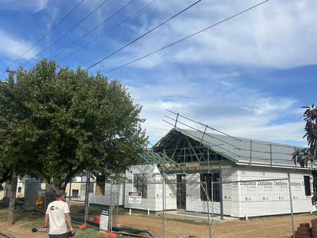 Construction following Knockdown rebuild