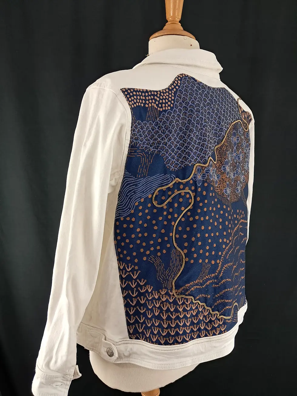 Miniature : Veste paysage Japon blanche