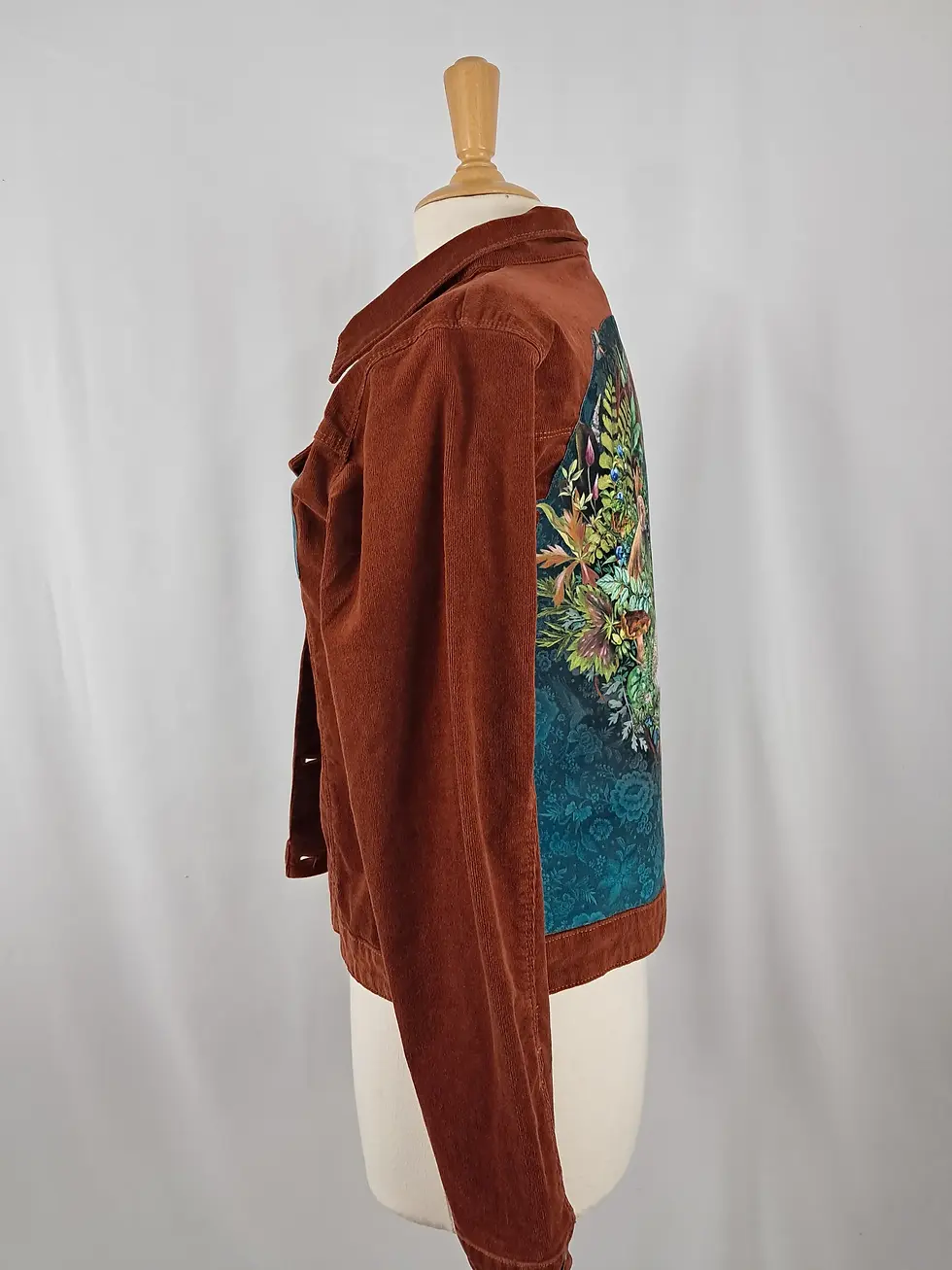 Miniature : Veste animaux de la forêt rouille
