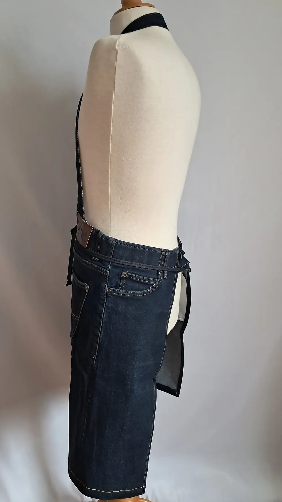 Miniature : Tablier jean Lee et rayures