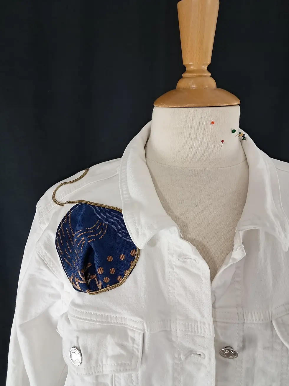 Miniature : Veste paysage Japon blanche