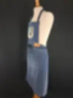 Miniature : Tablier jean et montgolfière bleue