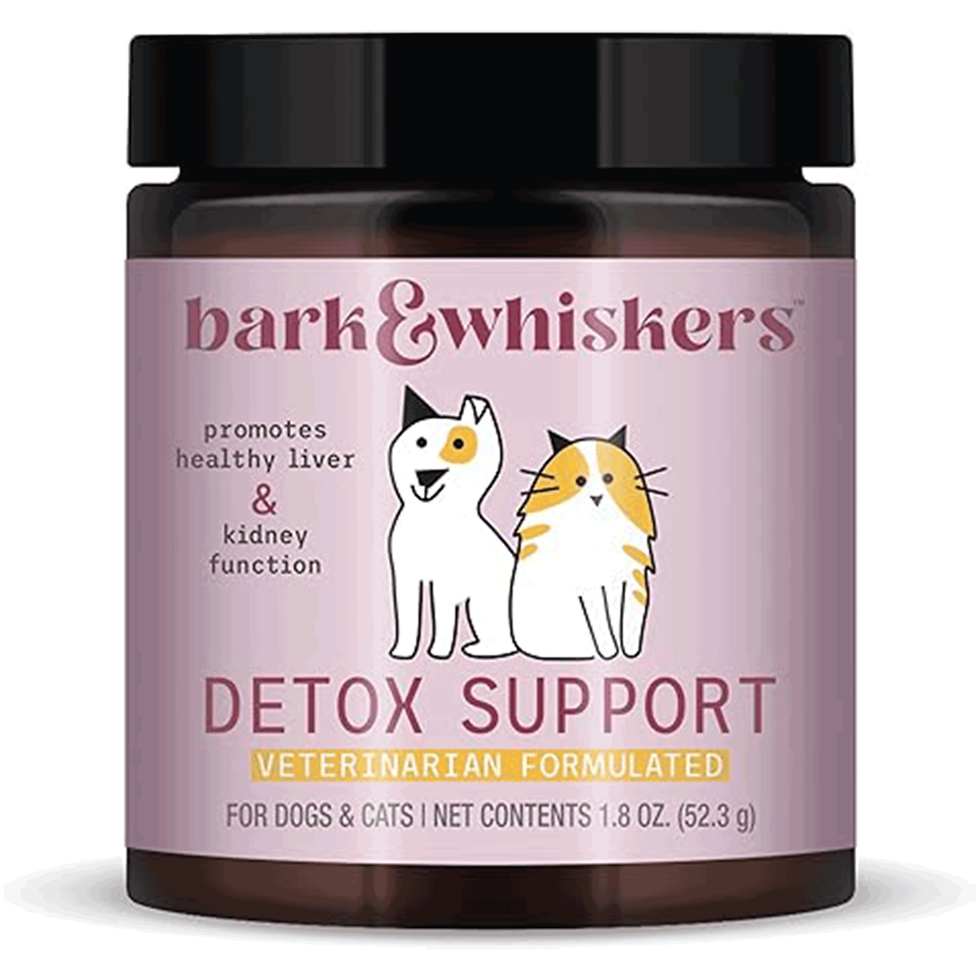 Dr. Mercola Bark & Whiskers Detox Support for Dogs & Cats, 1.8 Oz. (52.3 g)