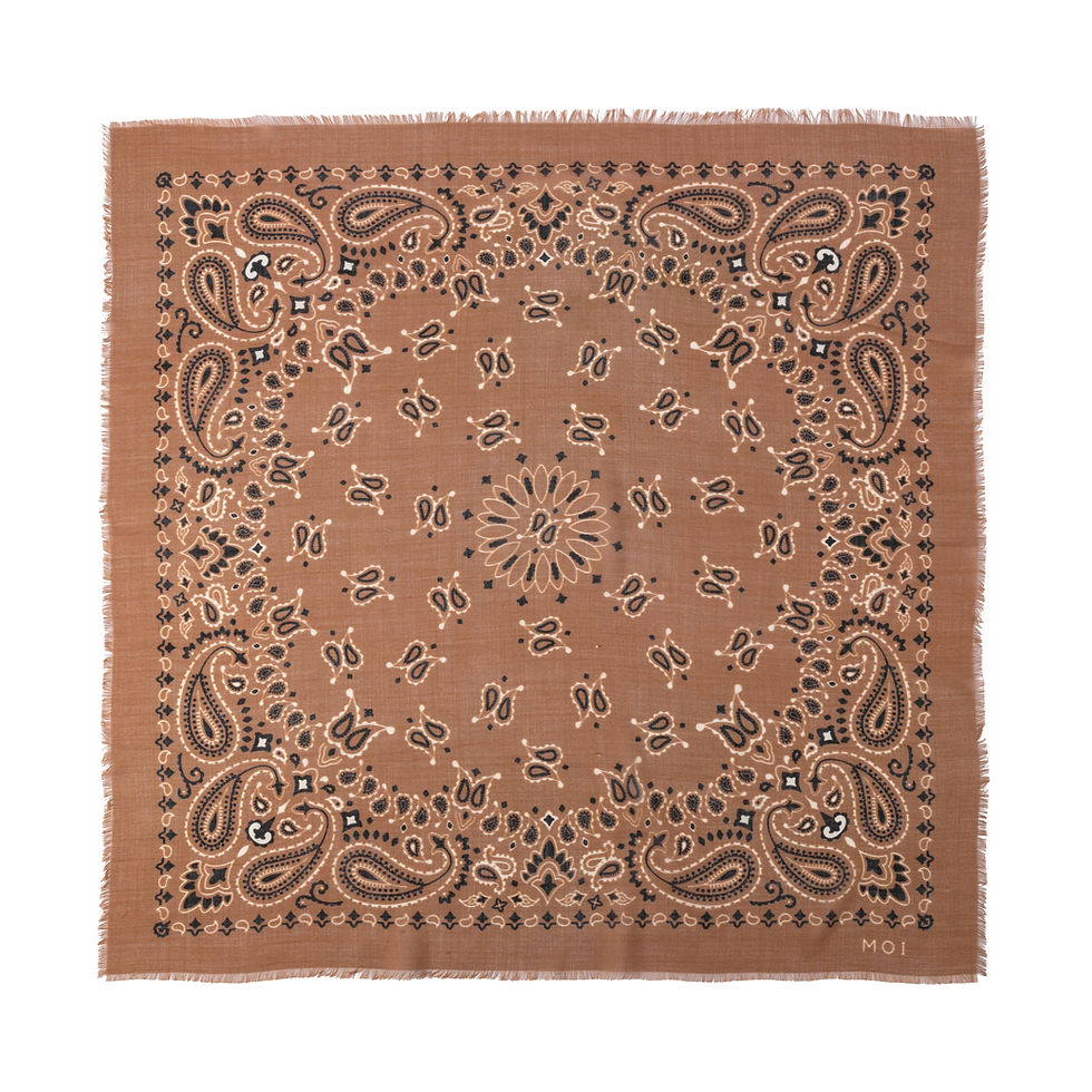 Thumbnail: Mocha Bandana Scarf
