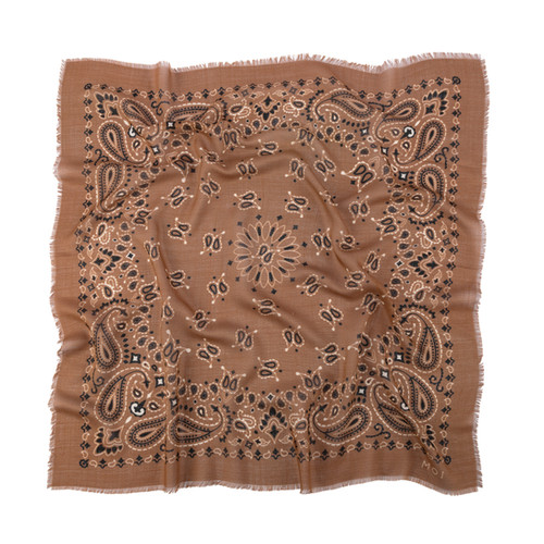 Mocha Bandana Scarf | MOI London