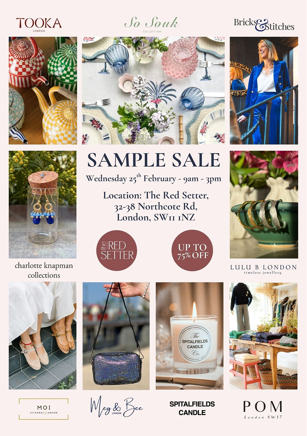 Sample Sale at Red Setter