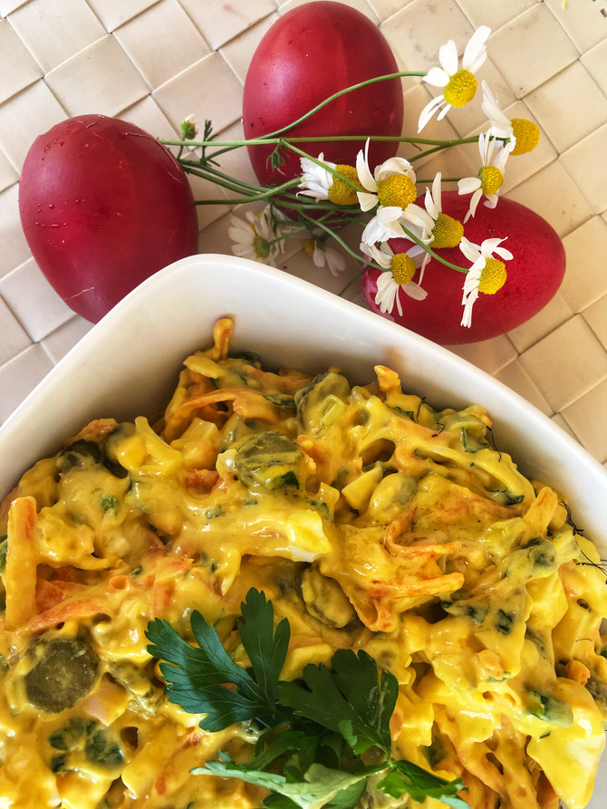 Egg Salad with Easter Eggs