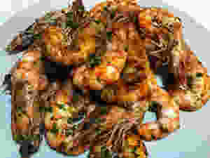 How to make pan seared shrimps with lemon and parsley
