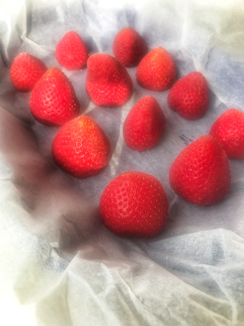 How to freeze fresh strawberries
