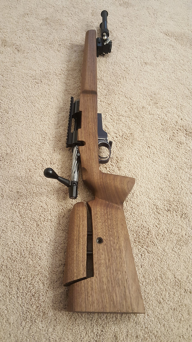 Custom Walnut Rifle Stock