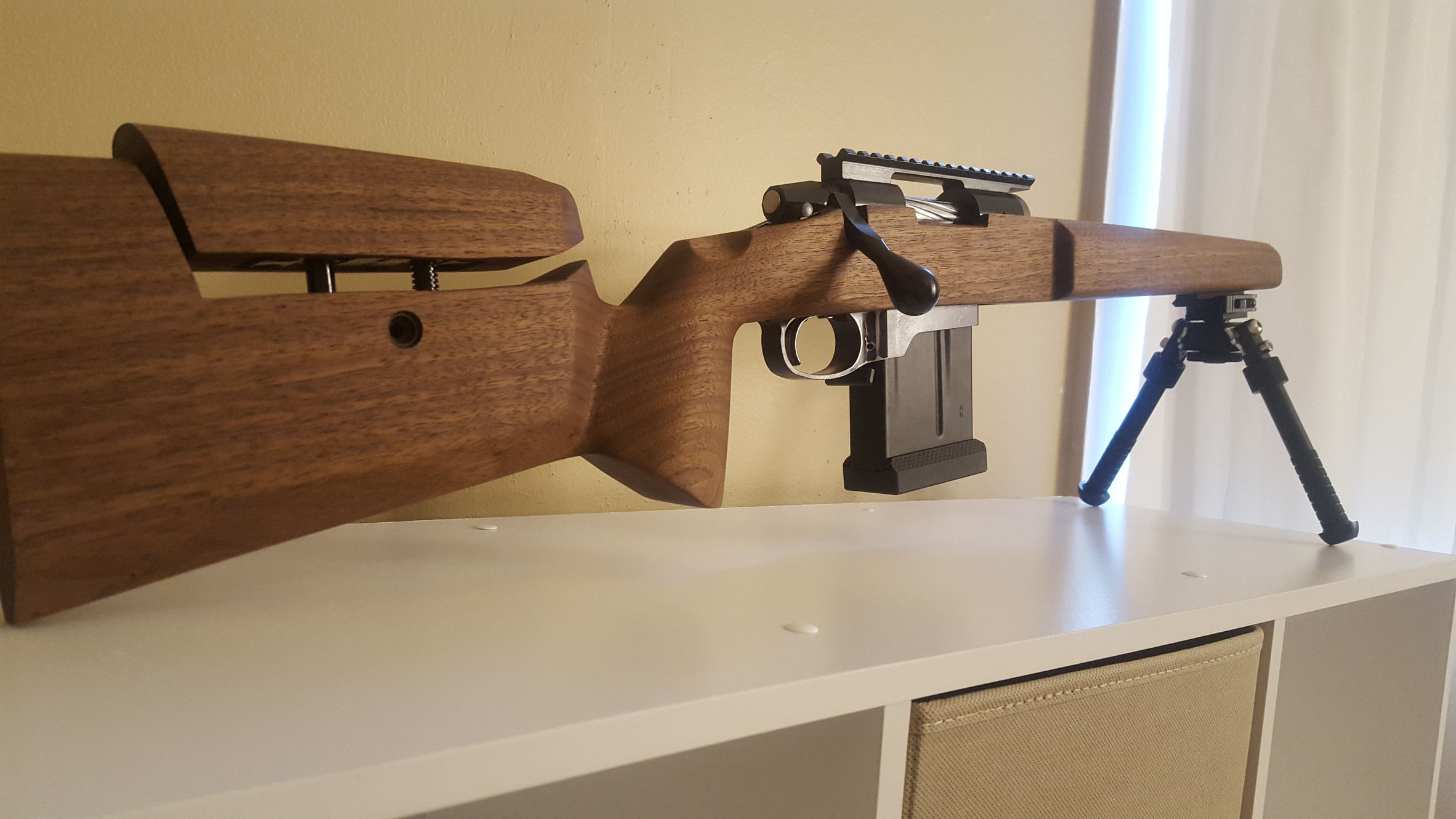 Custom Walnut Rifle Stock