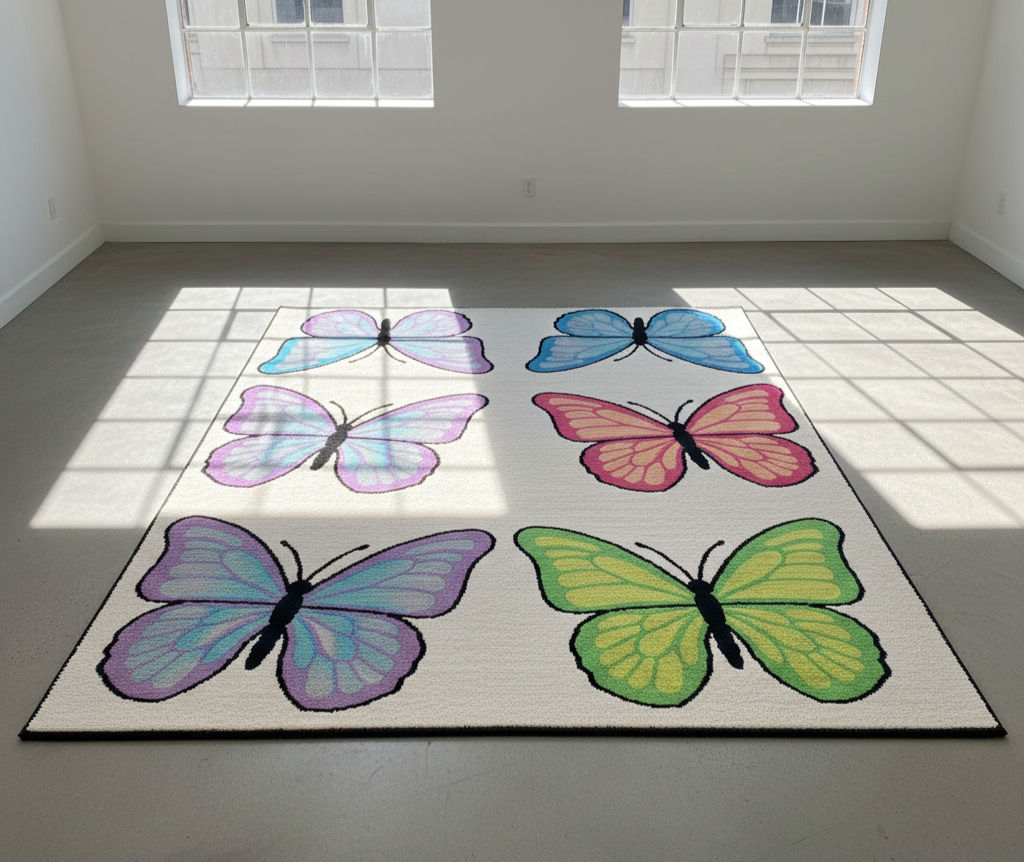 Butterfly Meadow Rug