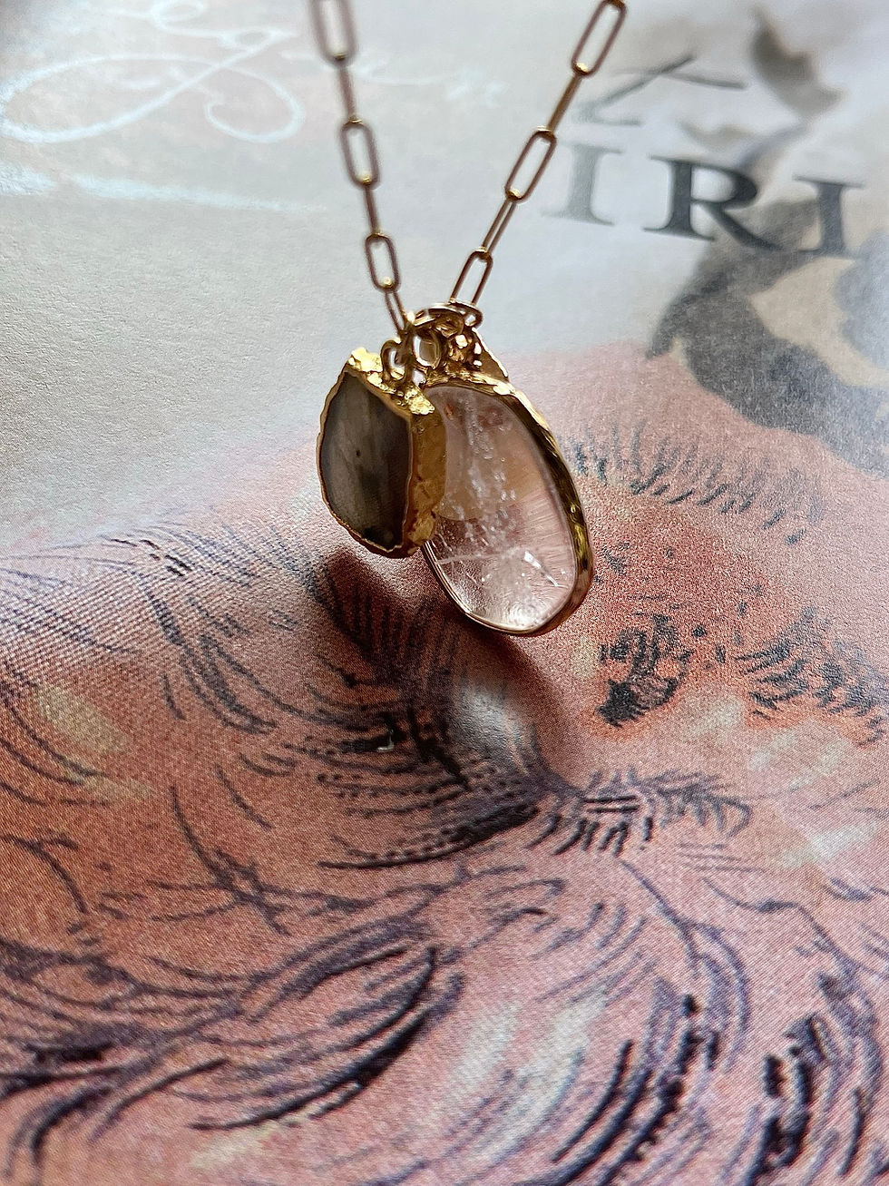 Thumbnail: Ocean Treasure Pearl and Gemstone Necklace 