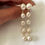 Thumbnail: Classy Long Pearl Dangle Earrings 